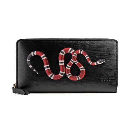 vintage gucci zipper designs|gucci snake zip wallet.